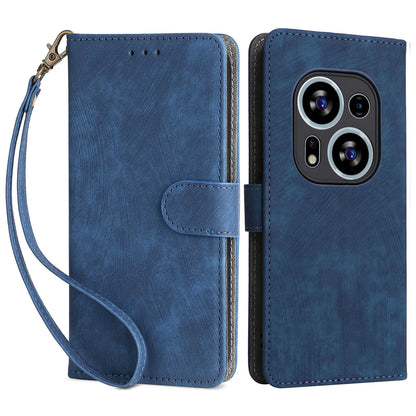 For Tecno Phantom X2 5G / X2 Pro 5G RFID Blocking Phone Case Folio Flip Leather Wallet Stand Cover with Strap