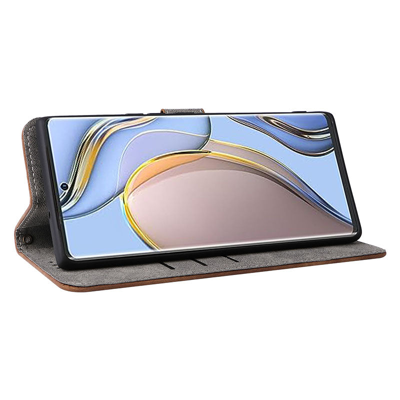 For Tecno Phantom X2 5G / X2 Pro 5G RFID Blocking Phone Case Folio Flip Leather Wallet Stand Cover with Strap