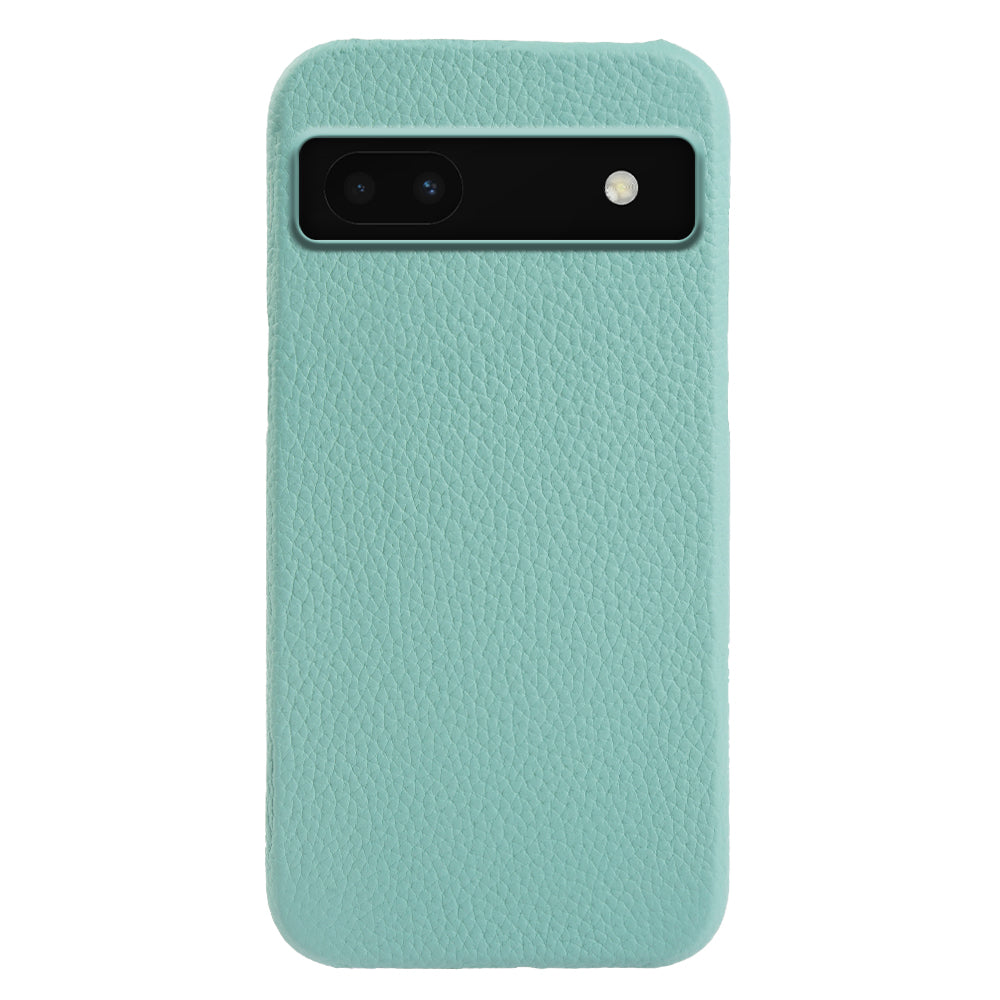 Back Cover for Google Pixel 6a Genuine Cow Leather+PC Anti-scratch Phone Case Compatible with MagSafe
