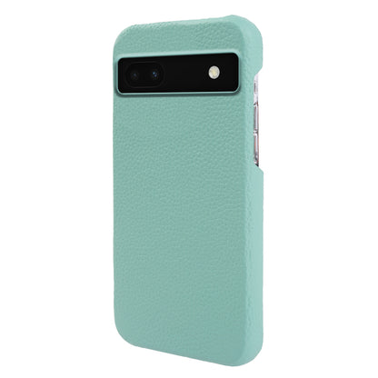 Back Cover for Google Pixel 6a Genuine Cow Leather+PC Anti-scratch Phone Case Compatible with MagSafe