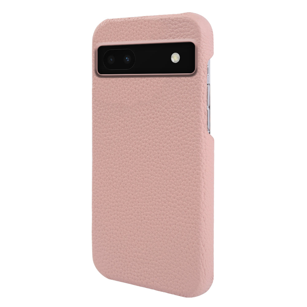 Back Cover for Google Pixel 6a Genuine Cow Leather+PC Anti-scratch Phone Case Compatible with MagSafe