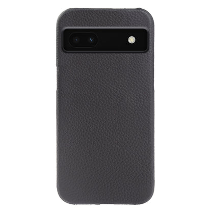 Back Cover for Google Pixel 6a Genuine Cow Leather+PC Anti-scratch Phone Case Compatible with MagSafe
