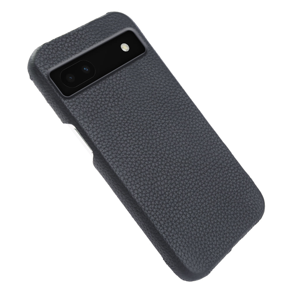 Back Cover for Google Pixel 6a Genuine Cow Leather+PC Anti-scratch Phone Case Compatible with MagSafe