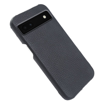 Back Cover for Google Pixel 6a Genuine Cow Leather+PC Anti-scratch Phone Case Compatible with MagSafe