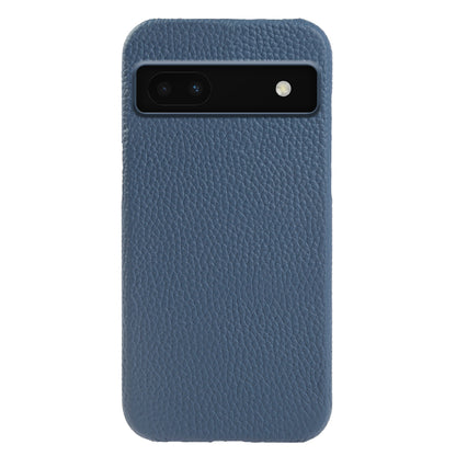 Back Cover for Google Pixel 6a Genuine Cow Leather+PC Anti-scratch Phone Case Compatible with MagSafe