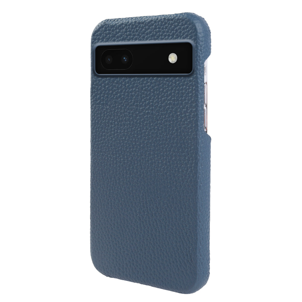 Back Cover for Google Pixel 6a Genuine Cow Leather+PC Anti-scratch Phone Case Compatible with MagSafe