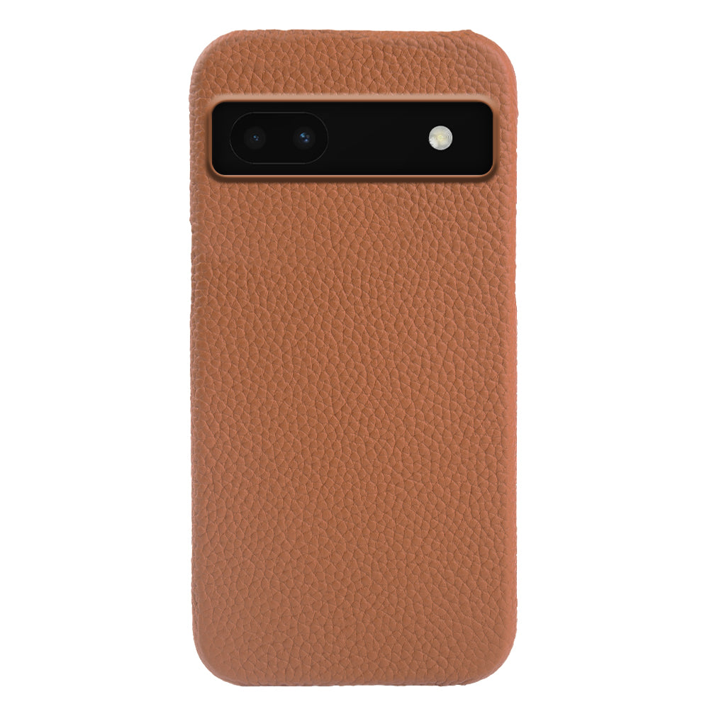 Back Cover for Google Pixel 6a Genuine Cow Leather+PC Anti-scratch Phone Case Compatible with MagSafe