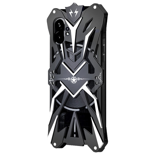 For Nothing phone (1) 5G Anti-fall Cell Phone Case Aluminum Alloy Shockproof Back Cover