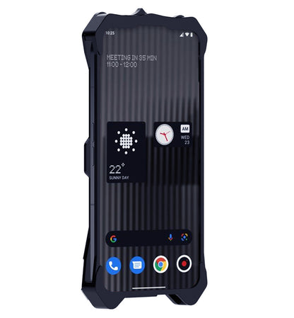 For Nothing phone (1) 5G Anti-fall Cell Phone Case Aluminum Alloy Shockproof Back Cover