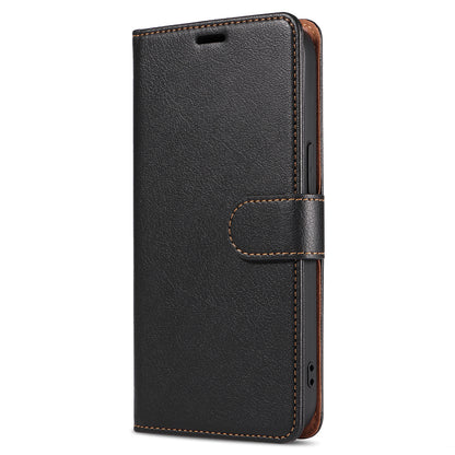 001 For iPhone 15 RFID Blocking Wallet Magnetic Closure Phone Case PU Leather Stand Cover