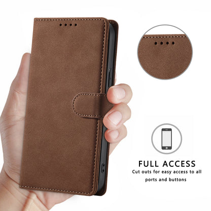 RFID Blocking Wallet Case for iPhone 15 Pro Max , Stand PU Leather Matte Phone Cover