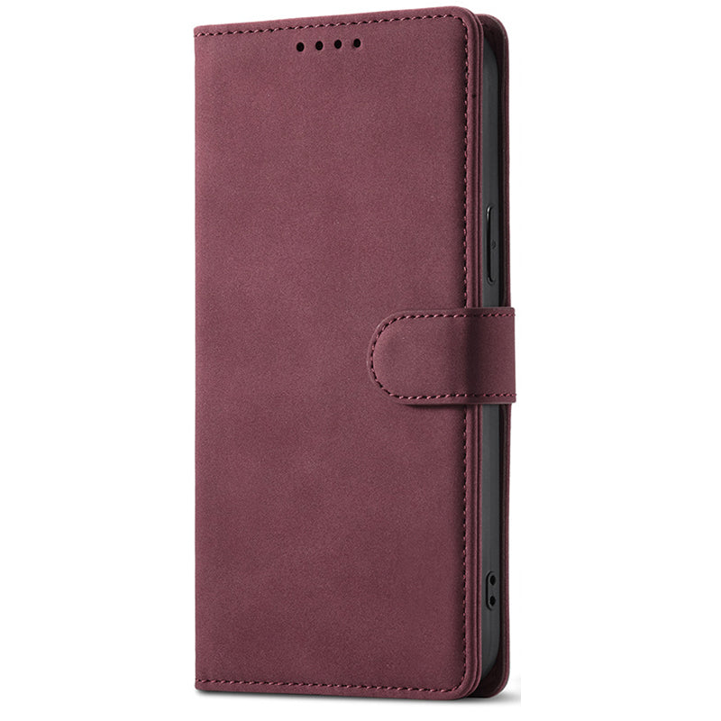 RFID Blocking Wallet Case for iPhone 15 Pro Max , Stand PU Leather Matte Phone Cover