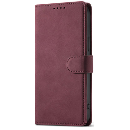 RFID Blocking Wallet Case for iPhone 15 Pro Max , Stand PU Leather Matte Phone Cover