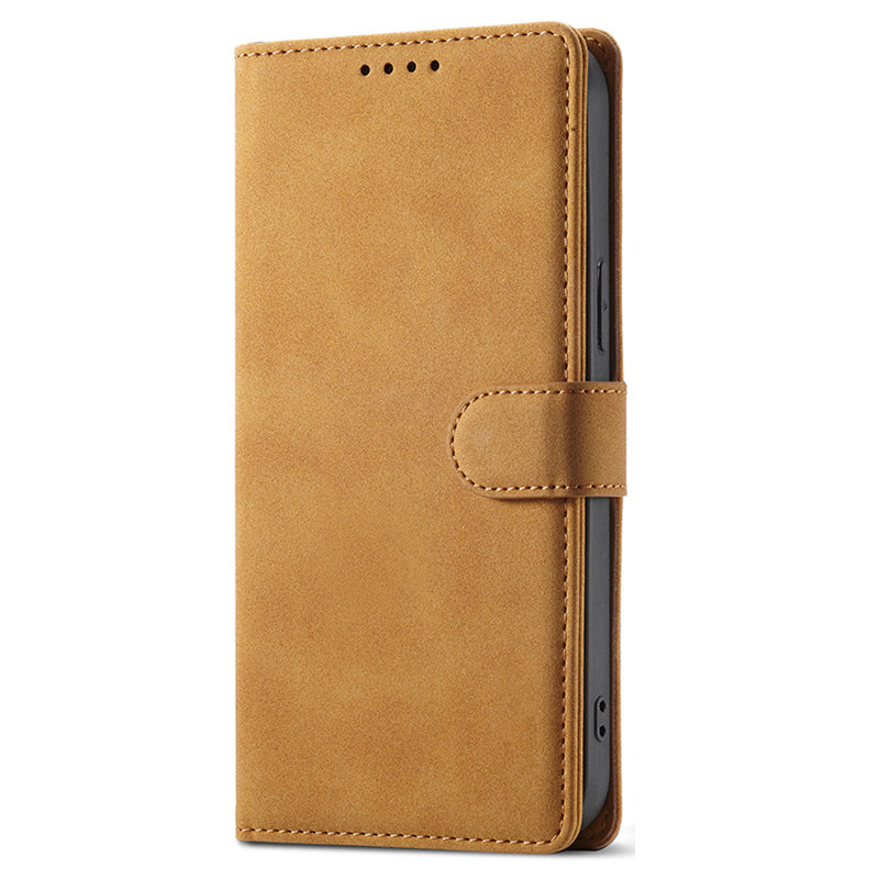 RFID Blocking Wallet Case for iPhone 15 Pro Max , Stand PU Leather Matte Phone Cover