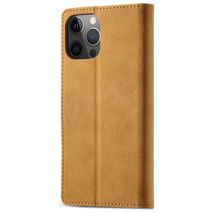 RFID Blocking Wallet Case for iPhone 15 Pro Max , Stand PU Leather Matte Phone Cover