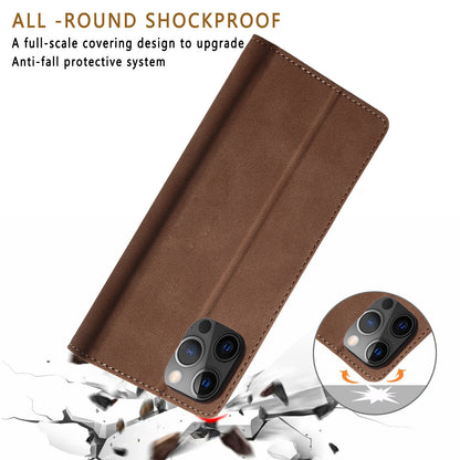 RFID Blocking Wallet Case for iPhone 15 Pro Max , Stand PU Leather Matte Phone Cover