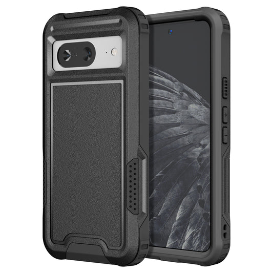 Style F1 For Google Pixel 8 Drop-proof Back Case PC+TPU Anti-scratch Phone Cover