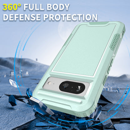 Style F1 For Google Pixel 8 Drop-proof Back Case PC+TPU Anti-scratch Phone Cover