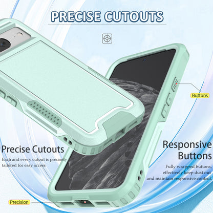 Style F1 For Google Pixel 8 Drop-proof Back Case PC+TPU Anti-scratch Phone Cover