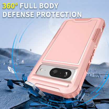 Style F1 For Google Pixel 8 Drop-proof Back Case PC+TPU Anti-scratch Phone Cover