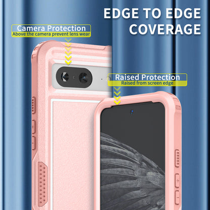 Style F1 For Google Pixel 8 Drop-proof Back Case PC+TPU Anti-scratch Phone Cover