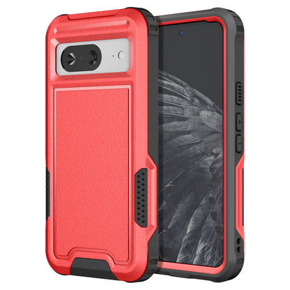 Style F1 For Google Pixel 8 Drop-proof Back Case PC+TPU Anti-scratch Phone Cover