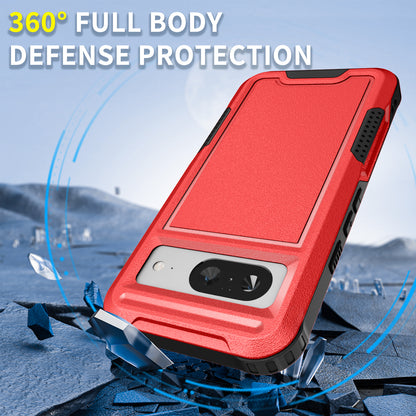 Style F1 For Google Pixel 8 Drop-proof Back Case PC+TPU Anti-scratch Phone Cover