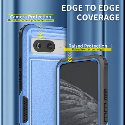 Style F1 For Google Pixel 8 Drop-proof Back Case PC+TPU Anti-scratch Phone Cover