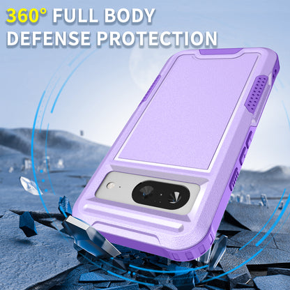 Style F1 For Google Pixel 8 Drop-proof Back Case PC+TPU Anti-scratch Phone Cover