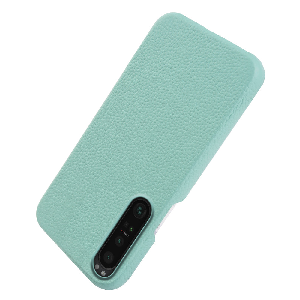 For Sony Xperia 1 III 5G Phone Cover Genuine Cow Leather+PC Protective Case Compatible with MagSafe