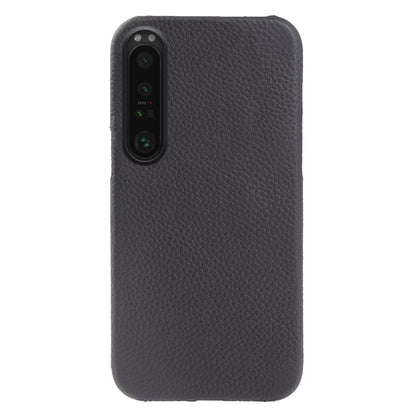 For Sony Xperia 1 III 5G Phone Cover Genuine Cow Leather+PC Protective Case Compatible with MagSafe