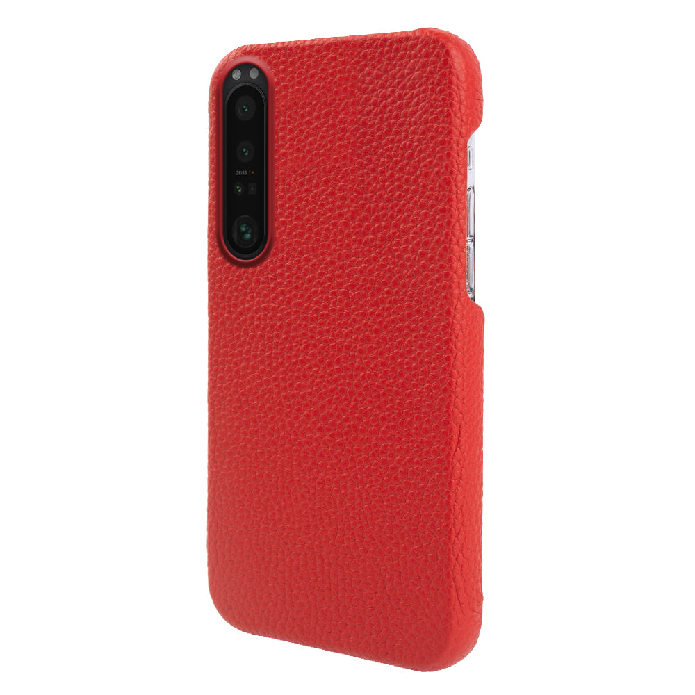 For Sony Xperia 1 III 5G Phone Cover Genuine Cow Leather+PC Protective Case Compatible with MagSafe