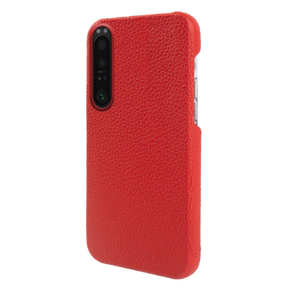 For Sony Xperia 1 III 5G Phone Cover Genuine Cow Leather+PC Protective Case Compatible with MagSafe