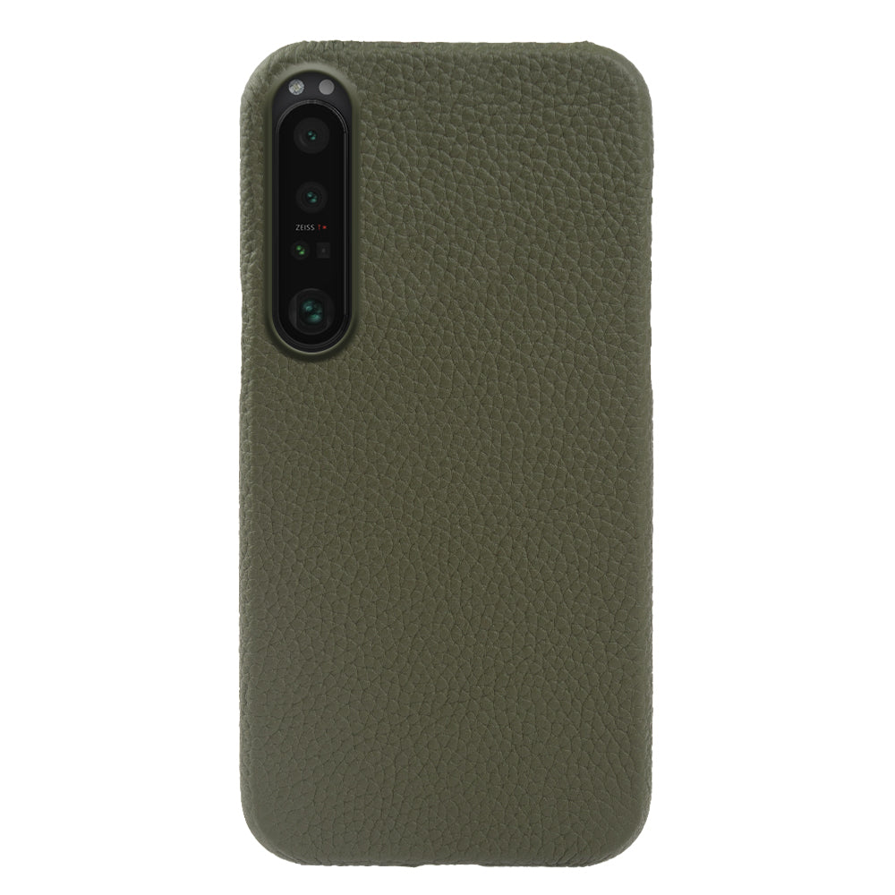 For Sony Xperia 1 III 5G Phone Cover Genuine Cow Leather+PC Protective Case Compatible with MagSafe