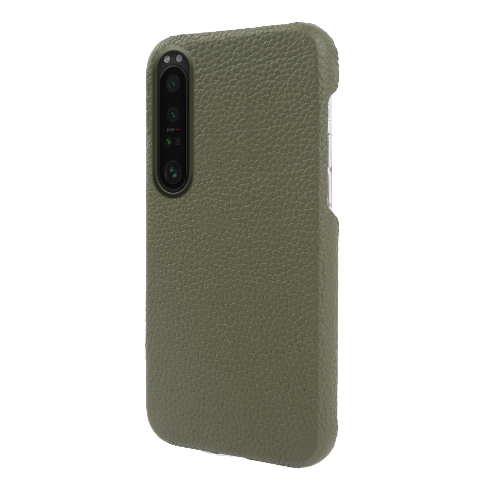 For Sony Xperia 1 III 5G Phone Cover Genuine Cow Leather+PC Protective Case Compatible with MagSafe