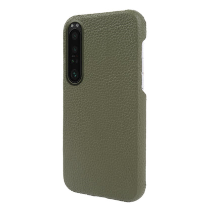 For Sony Xperia 1 III 5G Phone Cover Genuine Cow Leather+PC Protective Case Compatible with MagSafe