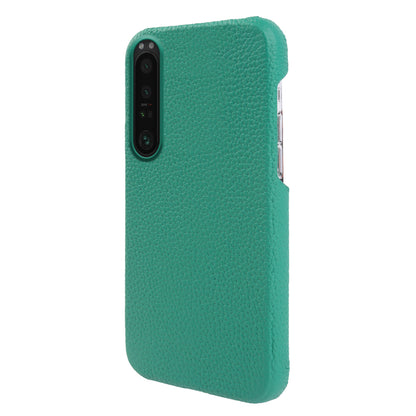 For Sony Xperia 1 III 5G Phone Cover Genuine Cow Leather+PC Protective Case Compatible with MagSafe