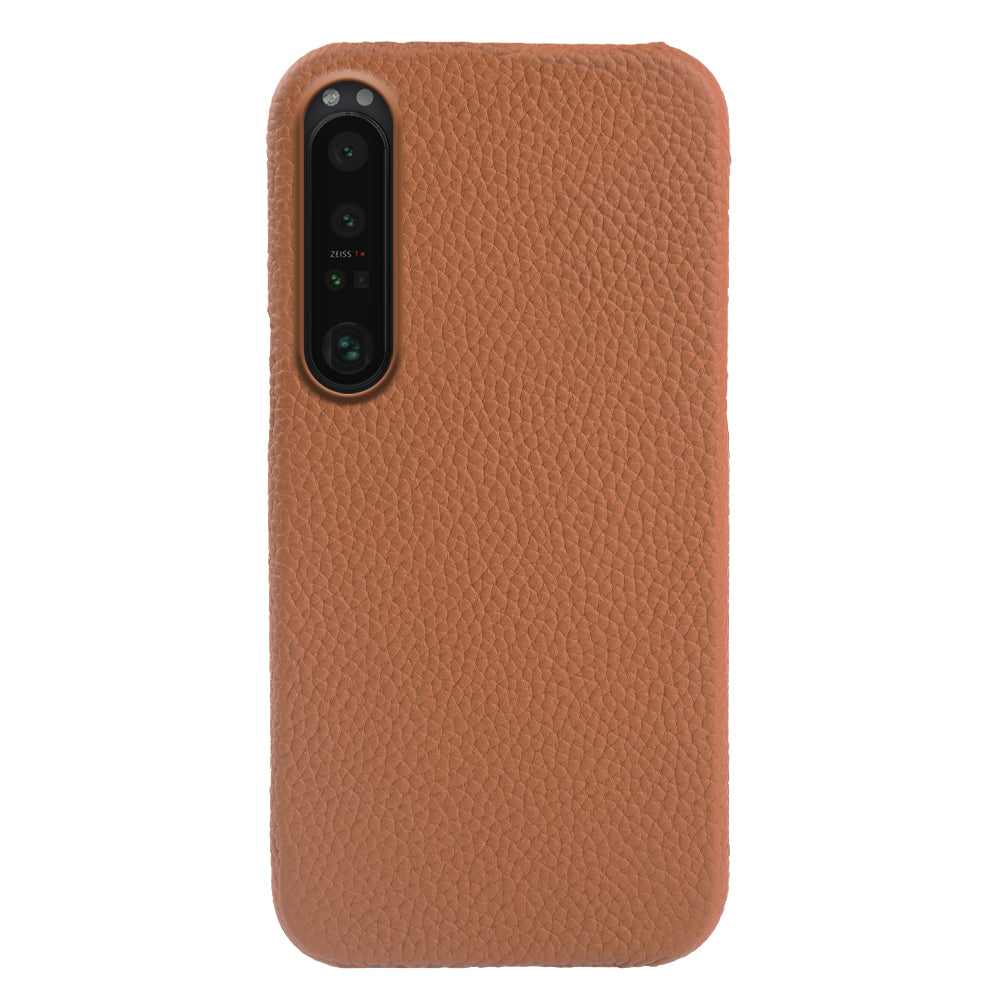 For Sony Xperia 1 III 5G Phone Cover Genuine Cow Leather+PC Protective Case Compatible with MagSafe