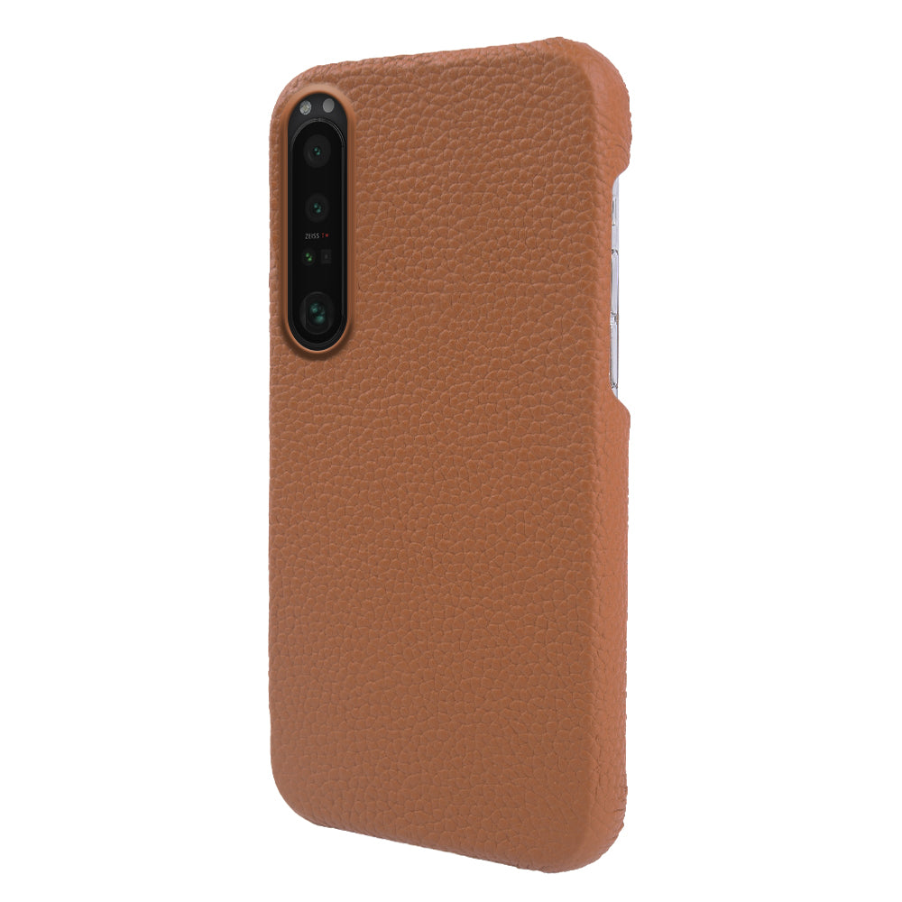 For Sony Xperia 1 III 5G Phone Cover Genuine Cow Leather+PC Protective Case Compatible with MagSafe