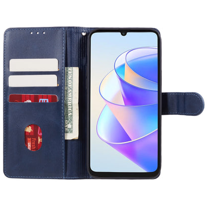 For Honor X7a 5G Slim-Fit Calf Texture Smartphone Case PU Leather Wallet Shell Stand Phone Cover