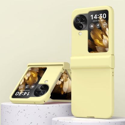 For Oppo Find N3 Flip Hinge Protection Phone Case Hard PC Shock-Absorption Cover