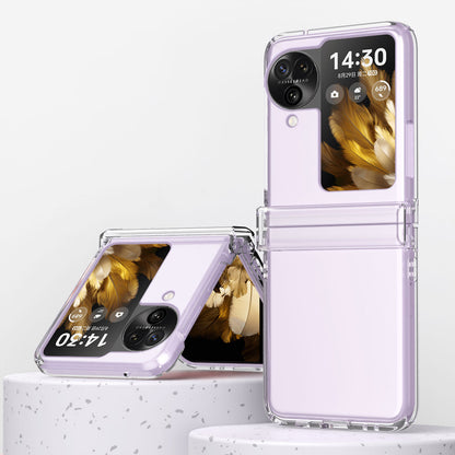 For Oppo Find N3 Flip Hinge Protection Phone Case Hard PC Shock-Absorption Cover