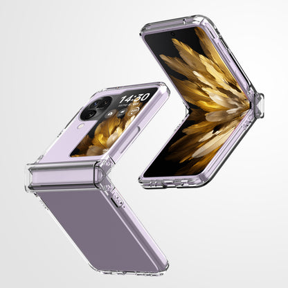 For Oppo Find N3 Flip Hinge Protection Phone Case Hard PC Shock-Absorption Cover