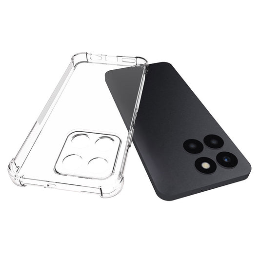 For Honor X6a 4G Non-slip Shell Non-slip Shell TPU Phone Cover Anti-scratch HD Clear Flexible Phone Case