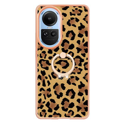 YB IMD Series-20 Style D for Oppo Reno10 5G (Global) 2.0mm IMD Pattern Phone Case Electroplating TPU Cover