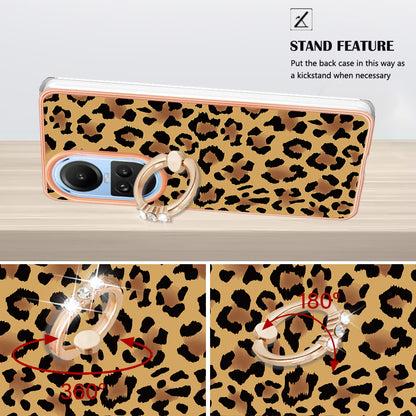 YB IMD Series-20 Style D for Oppo Reno10 5G (Global) 2.0mm IMD Pattern Phone Case Electroplating TPU Cover