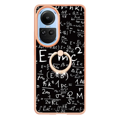 YB IMD Series-20 Style D for Oppo Reno10 5G (Global) 2.0mm IMD Pattern Phone Case Electroplating TPU Cover