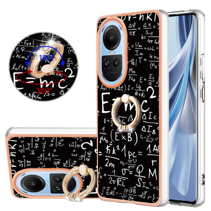 YB IMD Series-20 Style D for Oppo Reno10 5G (Global) 2.0mm IMD Pattern Phone Case Electroplating TPU Cover