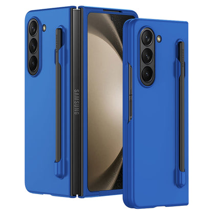 For Samsung Galaxy Z Fold5 5G Skin-touch Protective Hard PC Case Pen Slot Design Folding Phone Cover