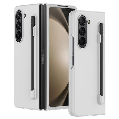 For Samsung Galaxy Z Fold5 5G Skin-touch Protective Hard PC Case Pen Slot Design Folding Phone Cover